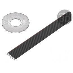 Cablu Bandă Neecranat PVC 1,27mm 10x28AWG 100FT | Electronic-mag.ro | Componente Electronice