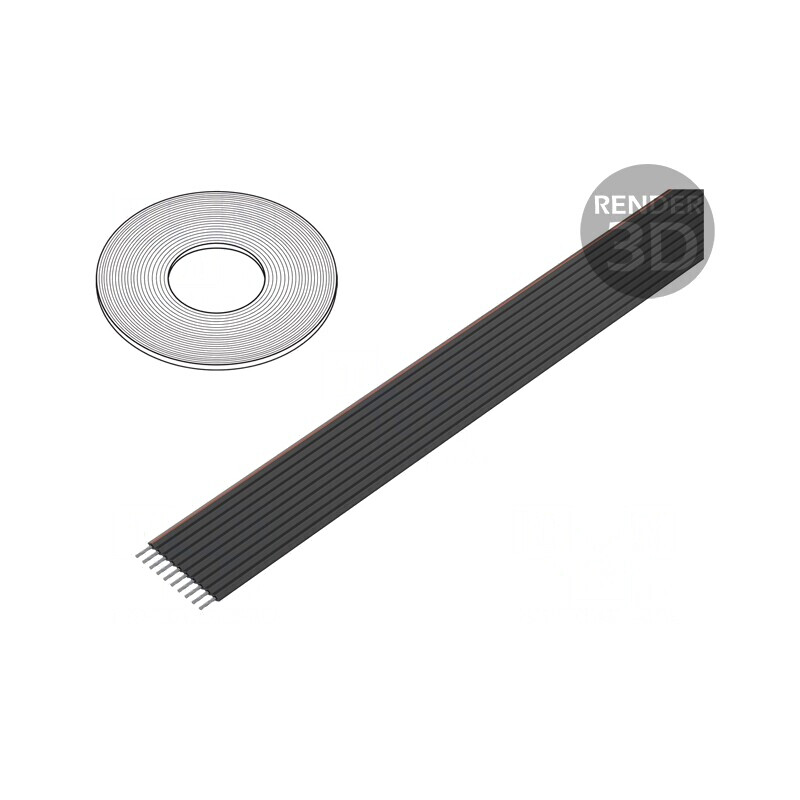 Cablu Bandă Neecranat PVC 1,27mm 10x28AWG 100FT | Electronic-mag.ro | Componente Electronice Cablu Bandă Neecranat PVC 1,27mm 10x28AWG 100FT | Electronic-mag.ro | Componente Electronice