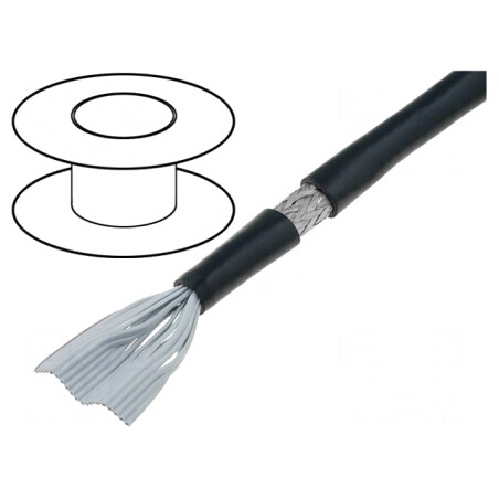 Cablu Bandă Rotundă 1,27mm Cu 20x28AWG PVC 30m | Electronic-mag.ro | Componente Electronice