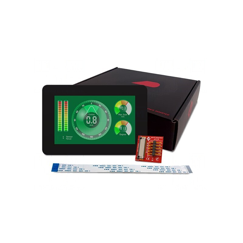 Afișaj TFT 7" 800x480 LED 32kBRAM 192kBFLASH 446cd/m2 | Electronic-mag.ro | Componente Electronice