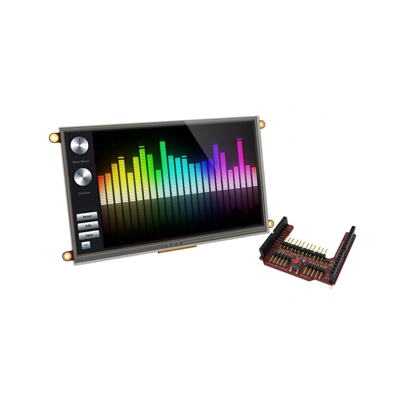 Afişaj TFT 7" 800x480 pentru uLCD-70DT-AR | Electronic-mag.ro | Componente Electronice