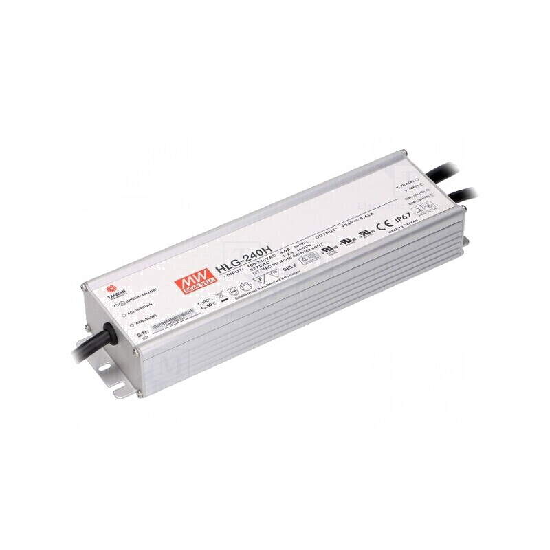 Alimentator: pulsatoriu LED 240W 42VDC 5,72A 90÷305VAC IP67: cod: HLG-240H-42B,  | Electronic-mag.ro | Componente Electronice
