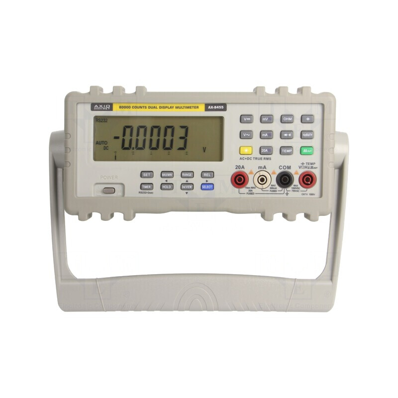 Multimetru de Masă True RMS LCD Baragraf AX-8455 | Electronic-mag.ro | Componente Electronice Multimetru de Masă True RMS LCD Baragraf AX-8455 | Electronic-mag.ro | Componente Electronice