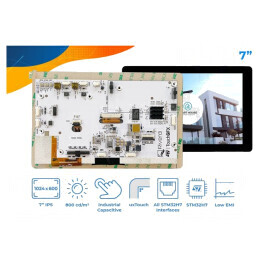 Afișaj TFT 7" 1024x600 LED RGB | Electronic-mag.ro | Componente Electronice