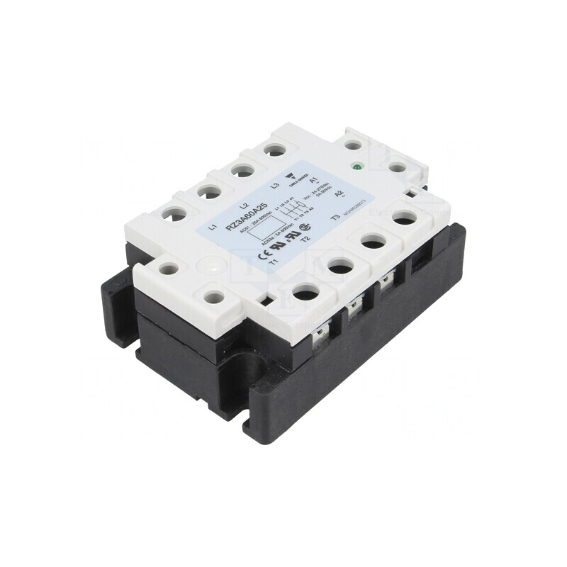 Releu semiconductor 25A 3-fazat 42-660VAC | Electronic-mag.ro | Componente Electronice
