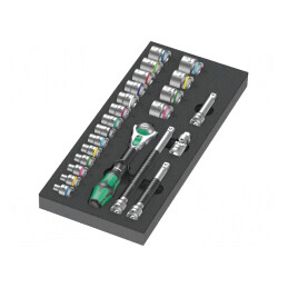 Set Chei Tubulare 6 Puncte 3/8 Inch 23 Bucăți | Electronic-mag.ro | Componente Electronice