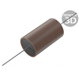 Condensator aluminiu-polipropilenă-hârtie 9uF 250VDC ±5% | Electronic-mag.ro | Componente Electronice