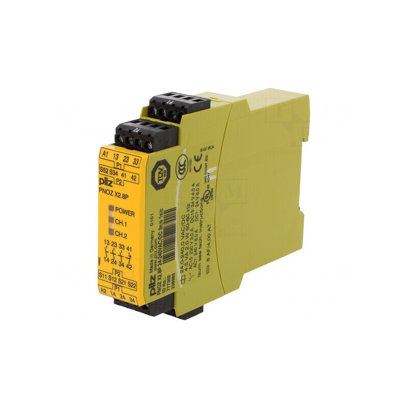 Modul Releu de Siguranță PNOZ X2.8P 24-240VAC | Electronic-mag.ro | Componente Electronice