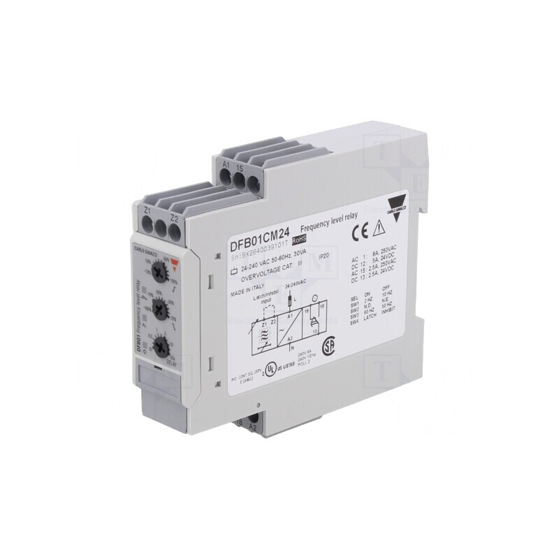 Releu Monitorizare Frecvență și Tensiune AC DFB01CM24 | Electronic-mag.ro | Componente Electronice
