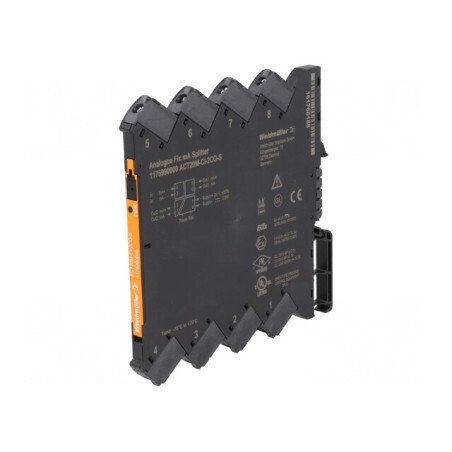 Adaptor de semnale analogice pentru șină DIN 0-20mA 4-20mA | Electronic-mag.ro | Componente Electronice