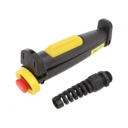 Întrerupător de siguranță cu buton de autorizare DPDT IP66 | Electronic-mag.ro | Componente Electronice