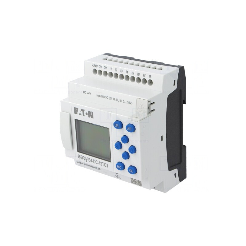 Releu Programabil EASY-E4-DC-12TC1 - 8 Intrări Digitale, 4 Intrări Analogice | Electronic-mag.ro | Componente Electronice