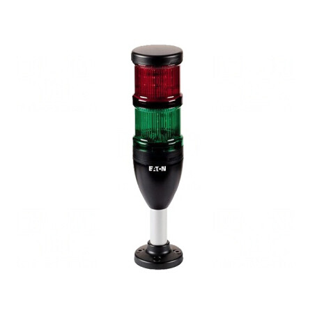 Coloană de semnalizare LED roşie/verde 24VDC | Electronic-mag.ro | Componente Electronice