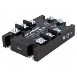 Releu Semiconductor 25A 3-Fazat 48-530VAC | Electronic-mag.ro | Componente Electronice