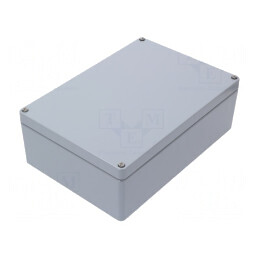 Carcasă Universală Aluminiu Gri 230x330x111mm | Electronic-mag.ro | Componente Electronice
