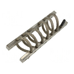 Wire Rope Vibration Damper Stainless Steel 60mm 6 Loops | Electronic-mag.ro | Componente Electronice