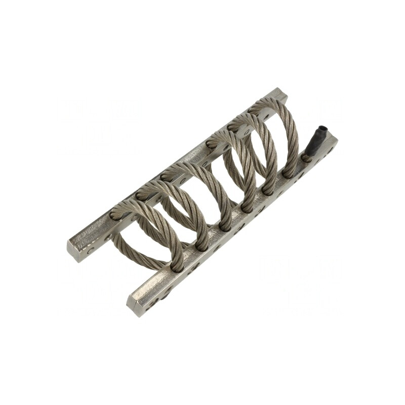 Wire Rope Vibration Damper Stainless Steel 60mm 6 Loops | Electronic-mag.ro | Componente Electronice
