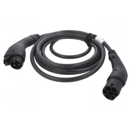 Cablu eMobility 250V 7,2kW IP44 Tip 1/Tip 2 5m 32A Monofazat | Electronic-mag.ro | Componente Electronice