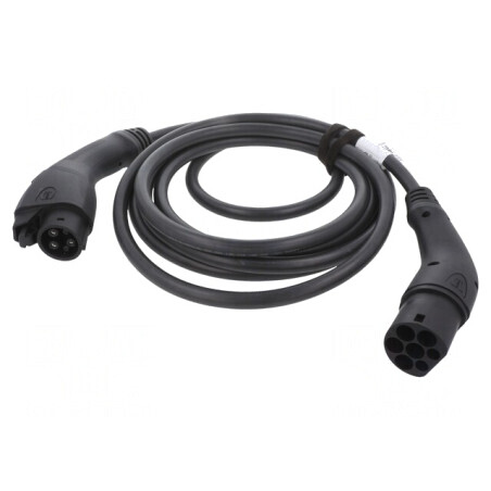 Cablu eMobility 250V 7,2kW IP44 Tip 1/Tip 2 5m 32A Monofazat | Electronic-mag.ro | Componente Electronice