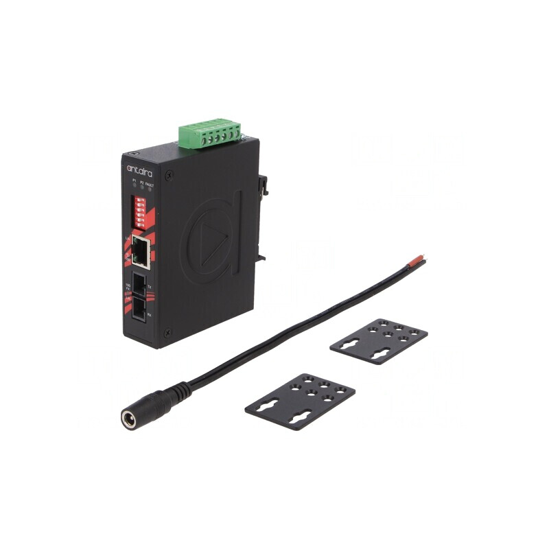 Convertor Media Ethernet/Fibră Optică Monomod 12-48VDC 2W | Electronic-mag.ro | Componente Electronice Convertor Media Ethernet/Fibră Optică Monomod 12-48VDC 2W | Electronic-mag.ro | Componente Electronice