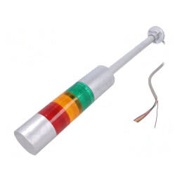 Coloană de Semnalizare LED Roșu/Ambră/Verde | Electronic-mag.ro | Componente Electronice
