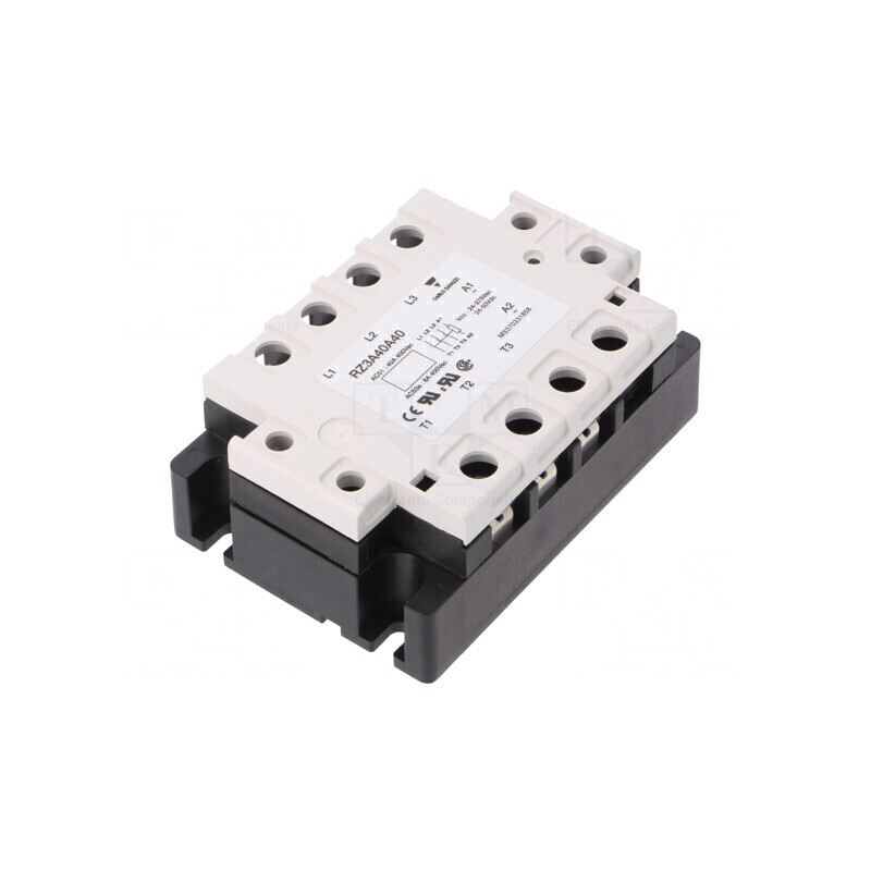 Releu Semiconductor 40A 3-Fazat 24-440VAC | Electronic-mag.ro | Componente Electronice