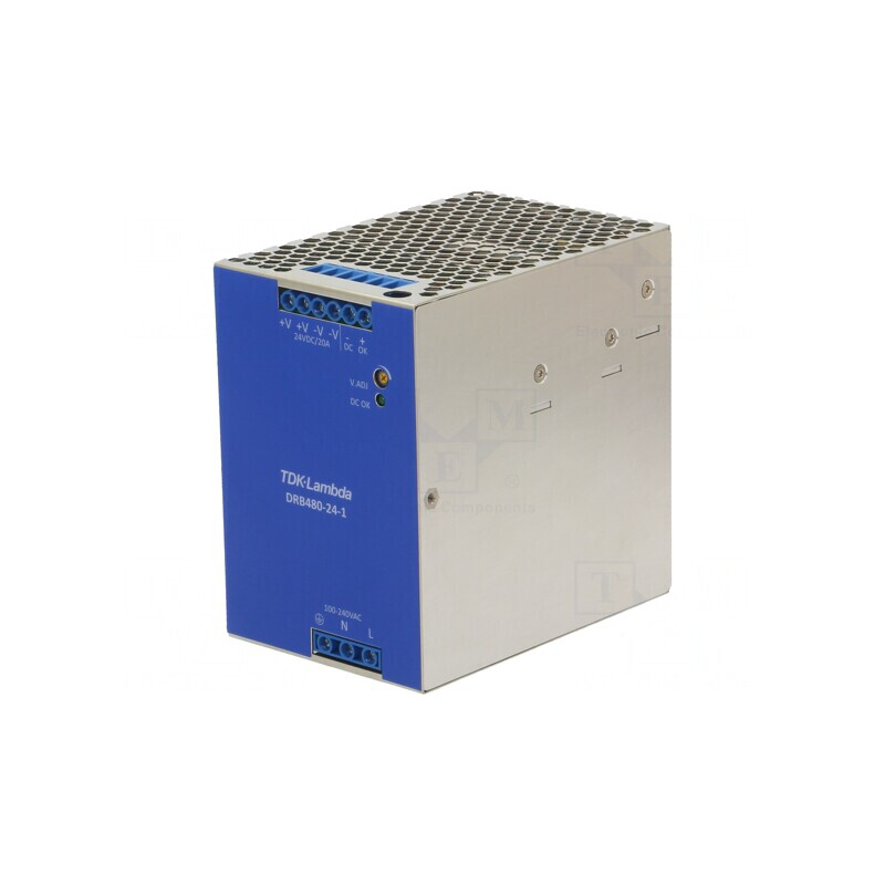 Alimentator 24V 20A pentru șină DIN 480W | Electronic-mag.ro | Componente Electronice