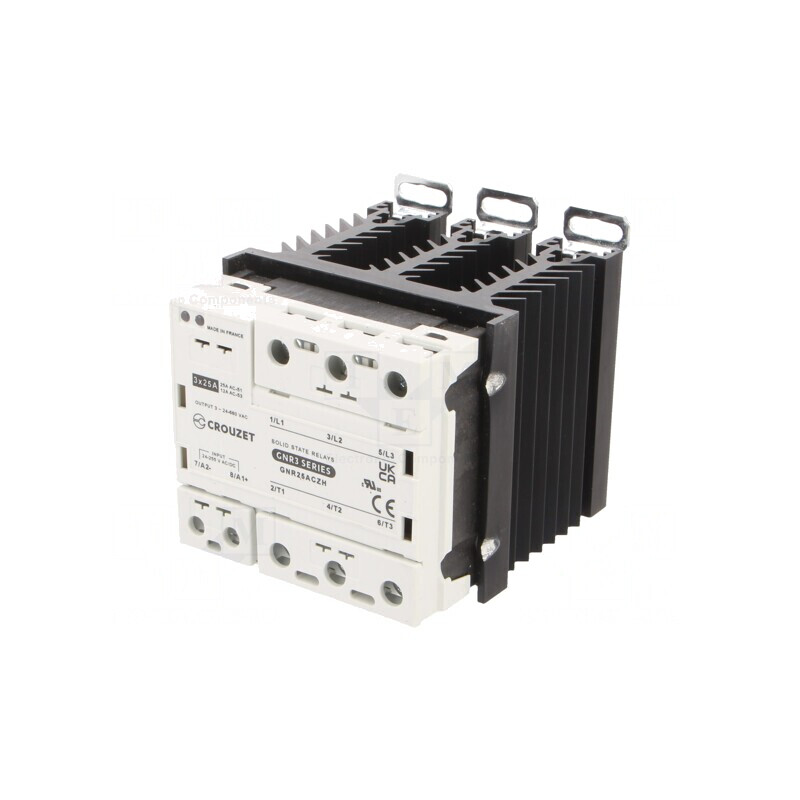 Releu Semiconductoare 3-Fazat 25A 24-660VAC | Electronic-mag.ro | Componente Electronice