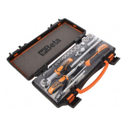 Set Chei Tubulare 1/4 19 Bucăți | Electronic-mag.ro | Componente Electronice