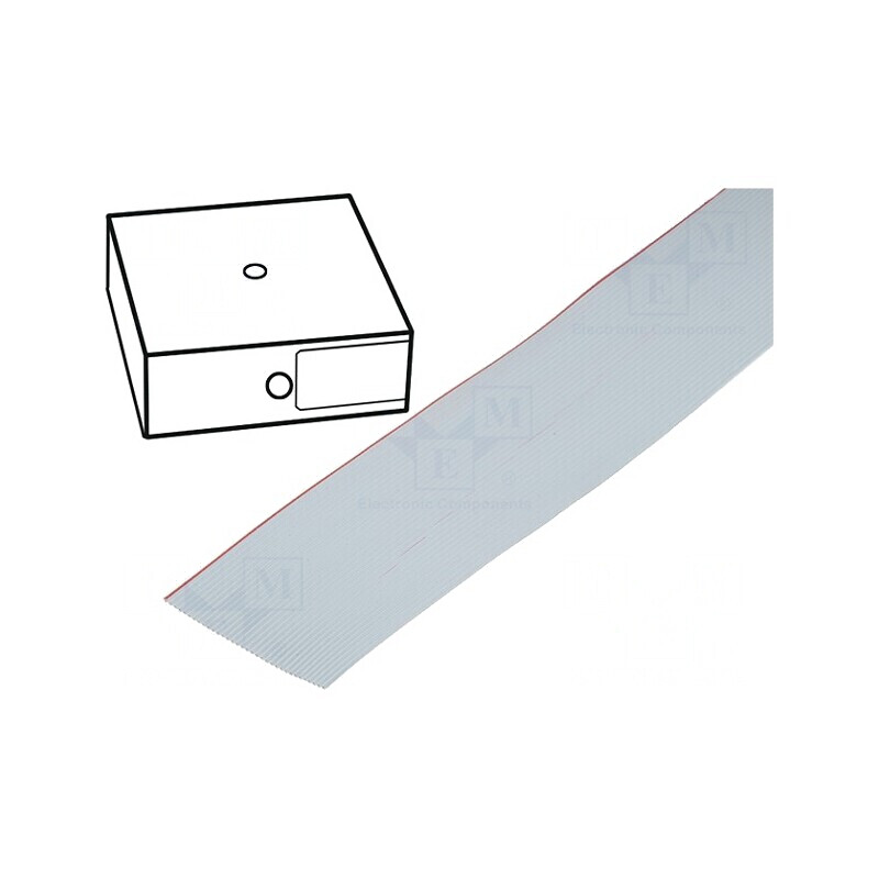 Cablu Bandă 1,27mm Cu 26x28AWG PVC 100FT | Electronic-mag.ro | Componente Electronice