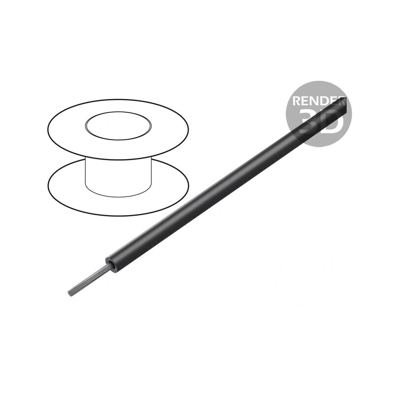 Cablu HookUp Silicon Negru 15kV -40÷150°C | Electronic-mag.ro | Componente Electronice Cablu HookUp Silicon Negru 15kV -40÷150°C | Electronic-mag.ro | Componente Electronice