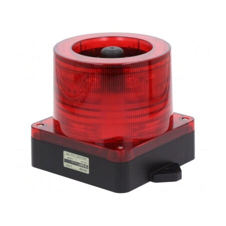 Semnalizator Luminos și Acustic LED Roșu 10-30VDC IP66 | Electronic-mag.ro | Componente Electronice