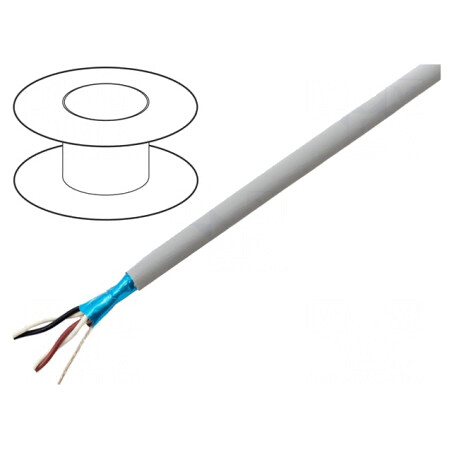 Cablu EcoCable Mini 4x2x26AWG Gri Închis | Electronic-mag.ro | Componente Electronice