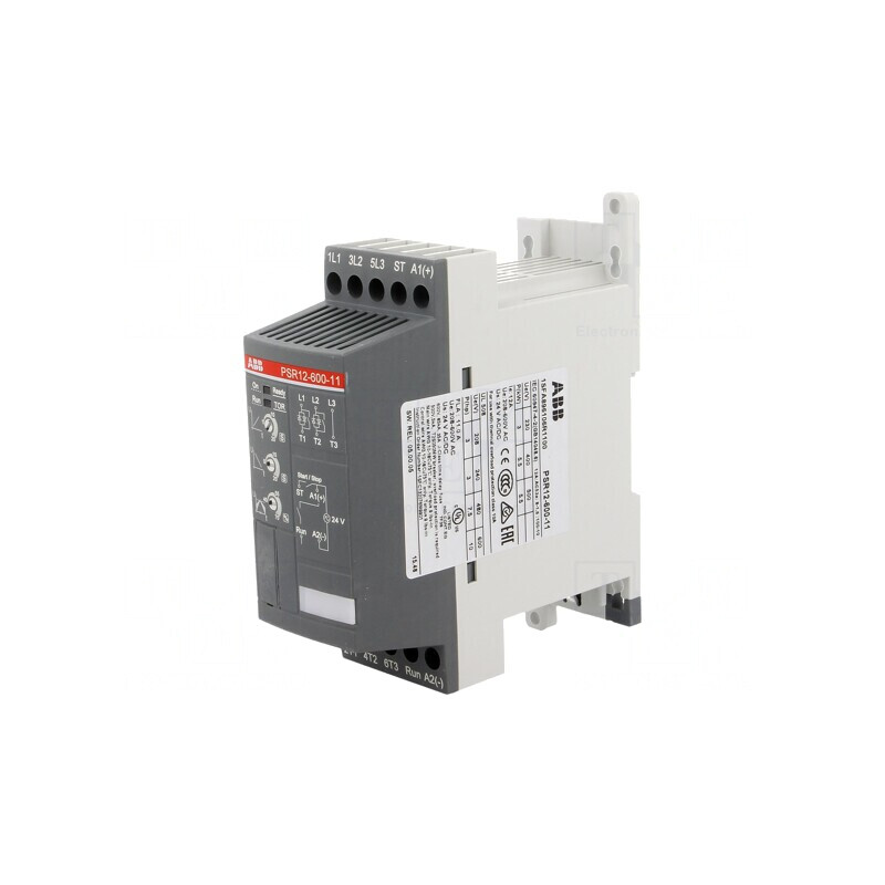 Softstart 208-600VAC pentru șină DIN 5.5kW 12A | Electronic-mag.ro | Componente Electronice