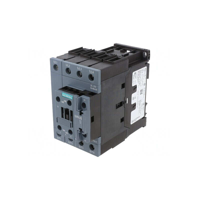 Contactor 4P NO+NO NC 24VDC 38A | Electronic-mag.ro | Componente Electronice