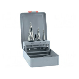 Set Burghie Metal Oțel Rapid Cobalt HSS-E 3 Buc. | Electronic-mag.ro | Componente Electronice