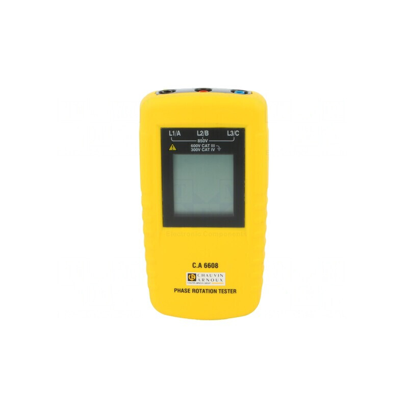 Tester Succesiune Faze LCD 15-400Hz IP40 C.A 6608 | Electronic-mag.ro | Componente Electronice
