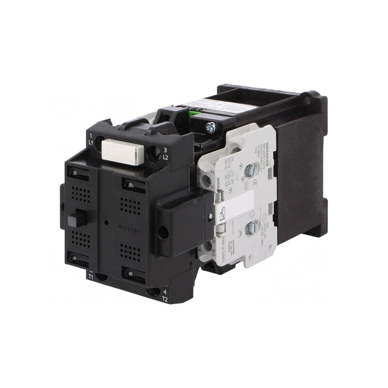Contactor 24VDC 2-Pole NO with Auxiliary Contacts NC/NO | Electronic-mag.ro | Componente Electronice