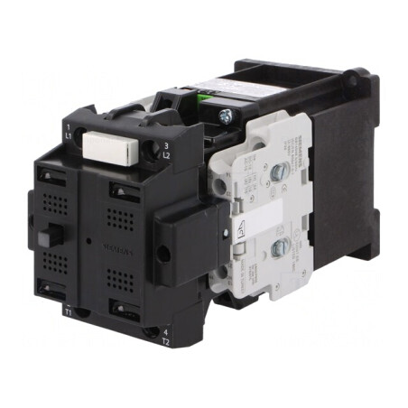 Contactor 24VDC 2-Pole NO with Auxiliary Contacts NC/NO | Electronic-mag.ro | Componente Electronice
