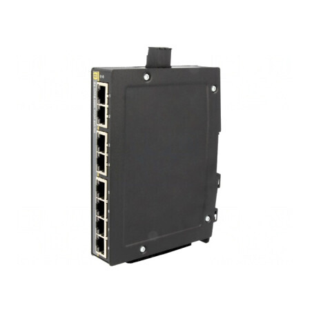 Switch Ethernet 8 Porturi Neadministrabil 9-60VDC RJ45 | Electronic-mag.ro | Componente Electronice