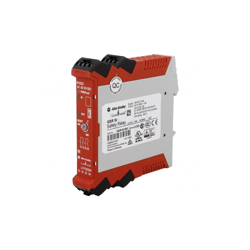 Releu de siguranță GSR 24VAC/24VDC 2IN/2OUT | Electronic-mag.ro | Componente Electronice