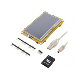 Afișaj TFT 4,3" 480x272 USB IrDA Controler FT810 MIKROMEDIA PLUS FT90X | Electronic-mag.ro | Componente Electronice