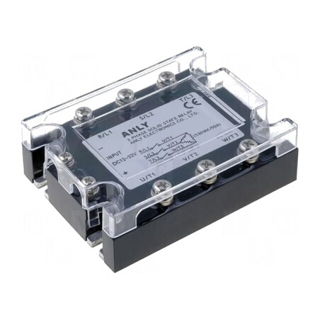 Releu Semiconductor 100A 3-fazat 48-480VAC | Electronic-mag.ro | Componente Electronice