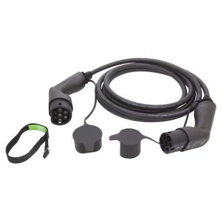 Cablu de Încărcare EV 11kW 5m Tip 2 IP55 | Electronic-mag.ro | Componente Electronice