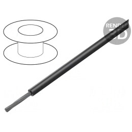 Cablu HookUp Wire 18AWG PVC Negru 305m | Electronic-mag.ro | Componente Electronice