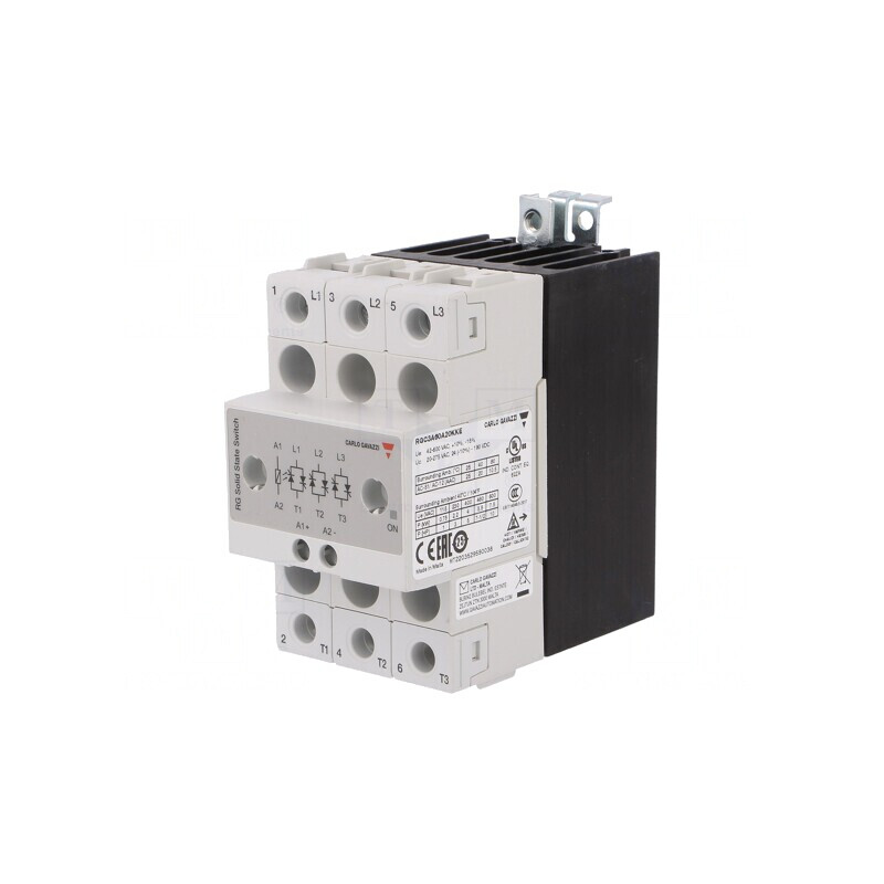 Releu Semiconductor 20A 3-Fazat 42-660VAC | Electronic-mag.ro | Componente Electronice Releu Semiconductor 20A 3-Fazat 42-660VAC | Electronic-mag.ro | Componente Electronice