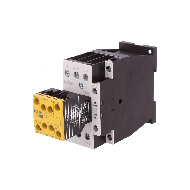 Contactor 3-Poli cu 3 Contacte Auxiliare NC/NO | Electronic-mag.ro | Componente Electronice