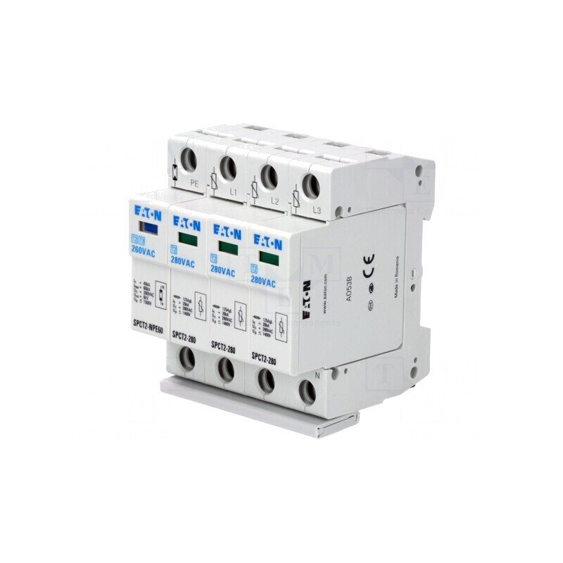 Limitator de Supratensiuni Tip 2 40kA 280VAC 3 Poli IP40 | Electronic-mag.ro | Componente Electronice Limitator de Supratensiuni Tip 2 40kA 280VAC 3 Poli IP40 | Electronic-mag.ro | Componente Electronice