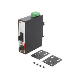Convertor Media Giga Ethernet/Fibră Optică Multimod 12-48VDC | Electronic-mag.ro | Componente Electronice