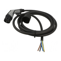 Cablu eMobility 480V 26,6kW Tip 2 5m 32A IP44 | Electronic-mag.ro | Componente Electronice